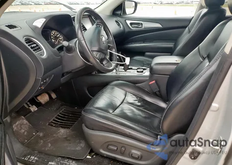 2017 Nissan Pathfinder S из США, поврежденный, VIN 5N1DR2MM7HC693039